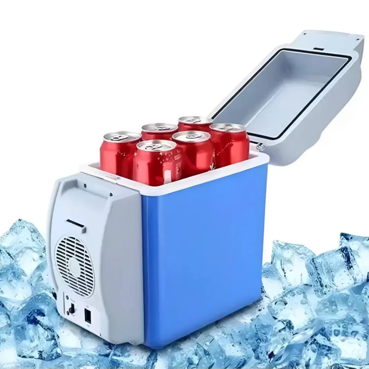 GENERICO - Mini Nevera Portátil Para Carro 7.5 Litros Calienta Y Enfría