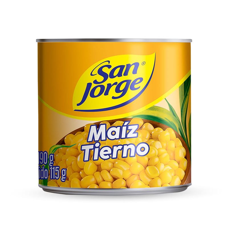 SAN JORGE - Maiz Tierno San Jorge Lata 190 Gramos
