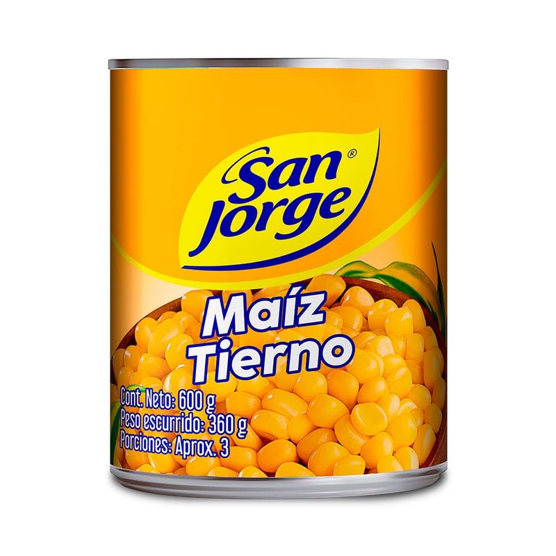 SAN JORGE - Maiz Tierno San Jorge Lata 600 Gramos