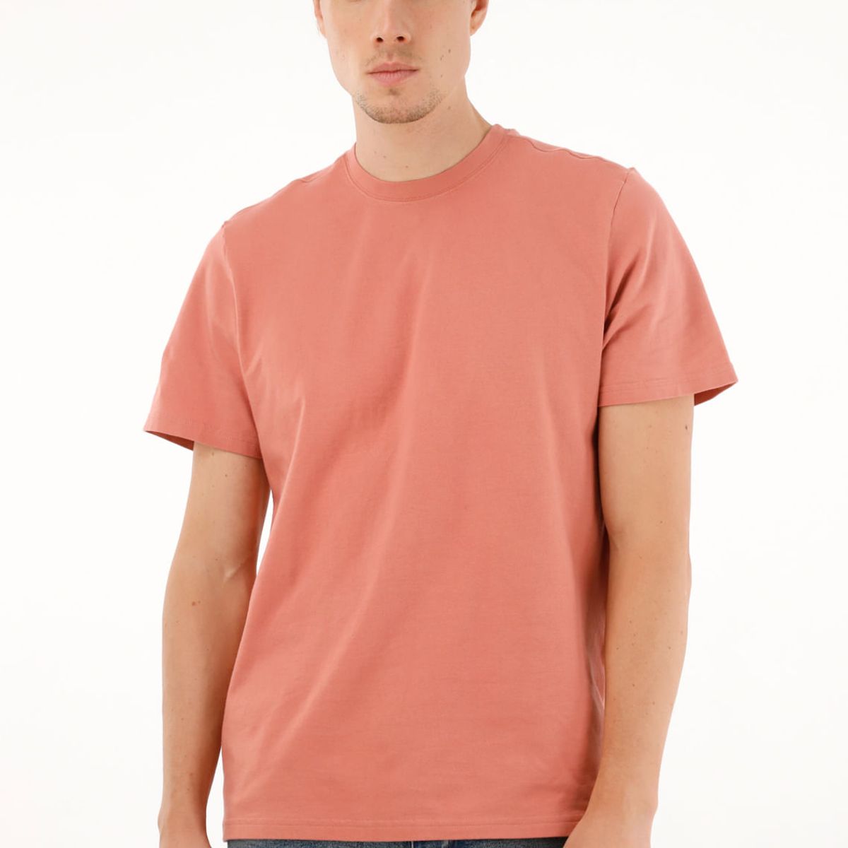 TENNIS - Camiseta Regular fit de tacto suave naranja para hombre