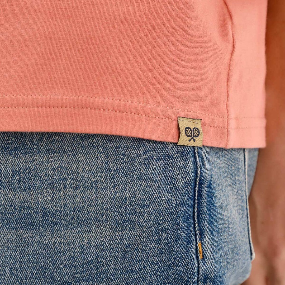 TENNIS - Camiseta Regular fit de tacto suave naranja para hombre