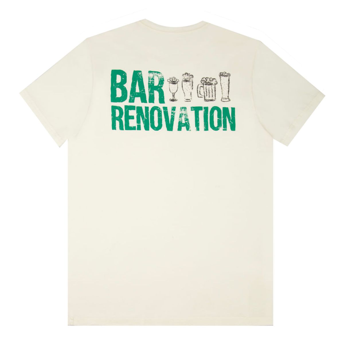 TENNIS - Camiseta con estampado en frente y espalda crudo para hombre