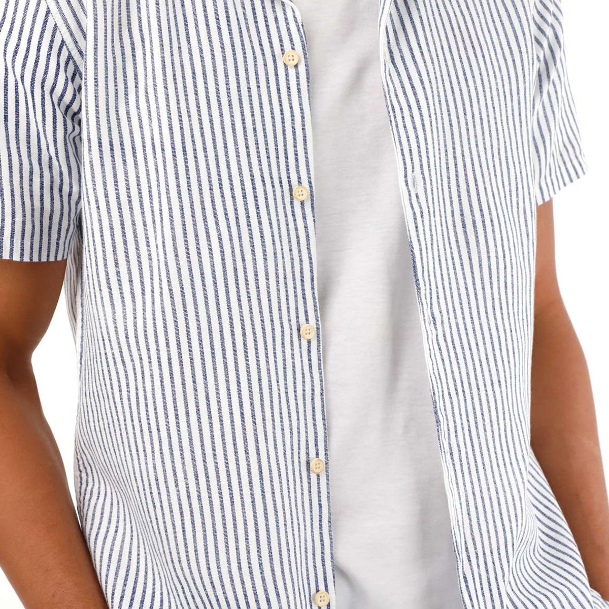 TENNIS - Camisa tipo bowling crudo para hombre