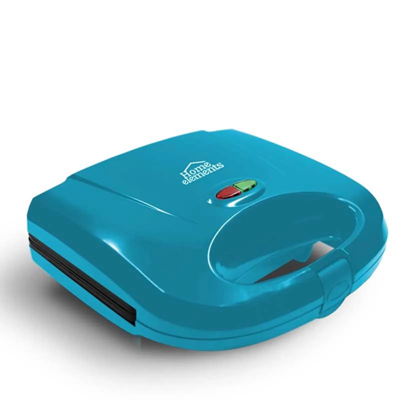 HOME ELEMENTS - Sanduchera Grill Asador Azul Turquesa Home Elements