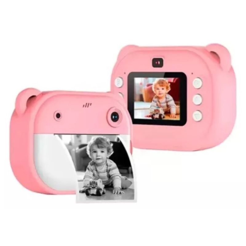 ZHOPI CO - Camara De Impresion Instantanea Niños Doble Camara