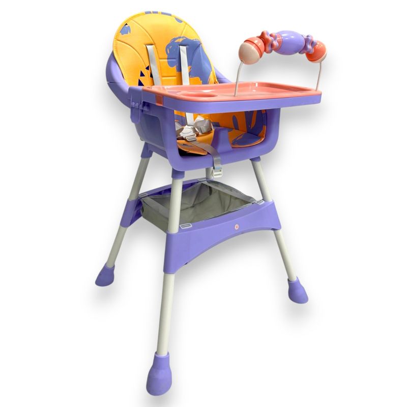 KIDSHOP - Silla Comedor Para Bebé 2 En 1 S-360 Lila