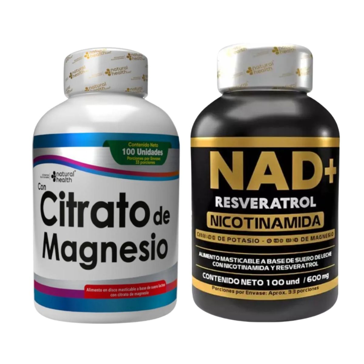 NATURAL MEDICINE - Citrato de Magnesio y NAD + Resveratrol
