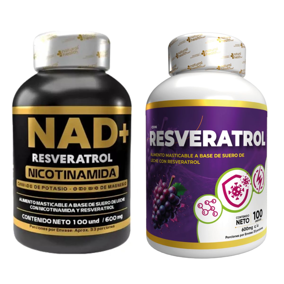 NATURAL MEDICINE - NAD + y Resveratrol en Capsulas