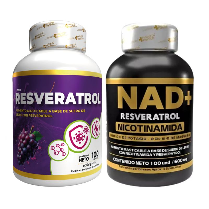 NATURAL MEDICINE - Resveratrol y NAD + en Capsulas
