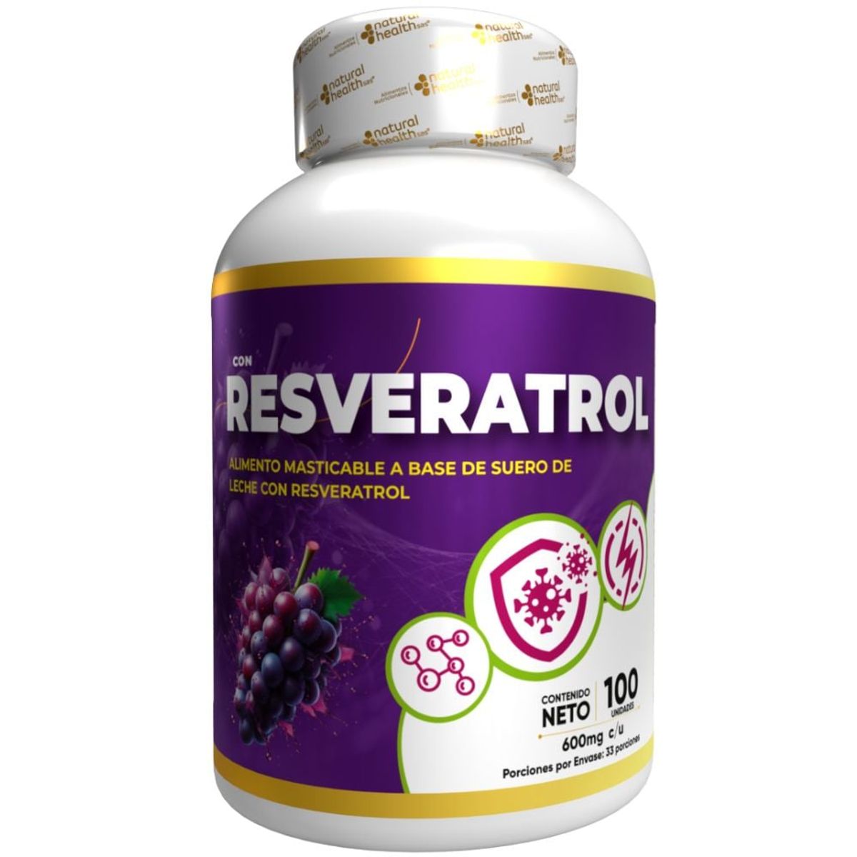 NATURAL MEDICINE - Combo Resveratrol + Ashwagandha
