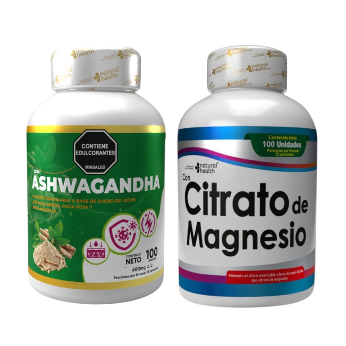 NATURAL MEDICINE - Ashwagandha + Citrato de Magnesio