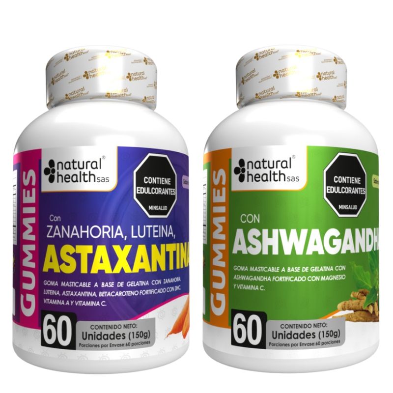 NATURAL MEDICINE - Gomitas de Astaxantina y Ashwagandha