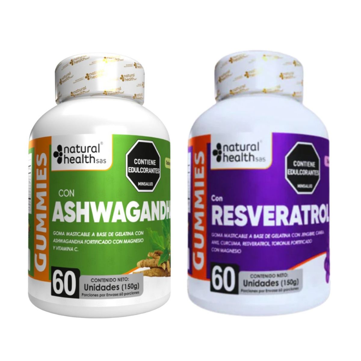 NATURAL MEDICINE - Combo Ashwagandha + Resveratrol