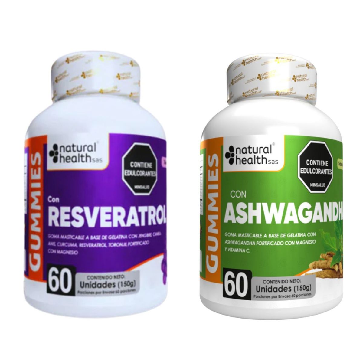 NATURAL MEDICINE - Kit Resveratrol + Ashwagandha