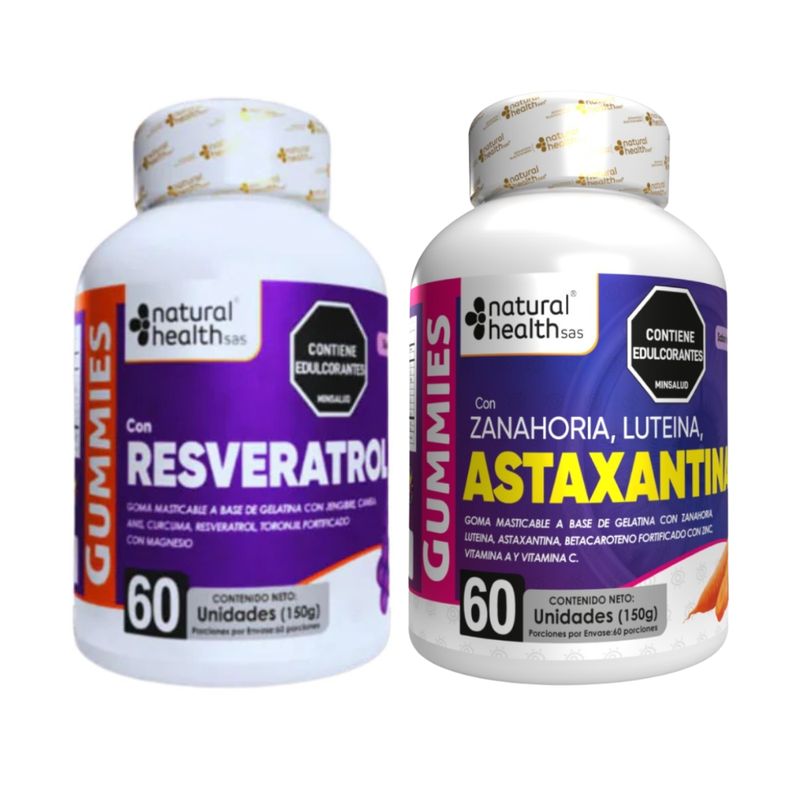 NATURAL MEDICINE - Kit Resveratrol + Astaxantina