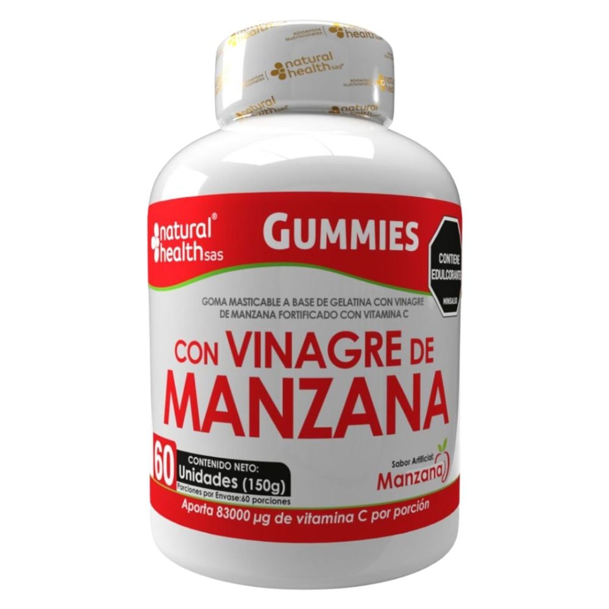 NATURAL MEDICINE - Gomitas de Vinagre de Manzana y Vitamina C