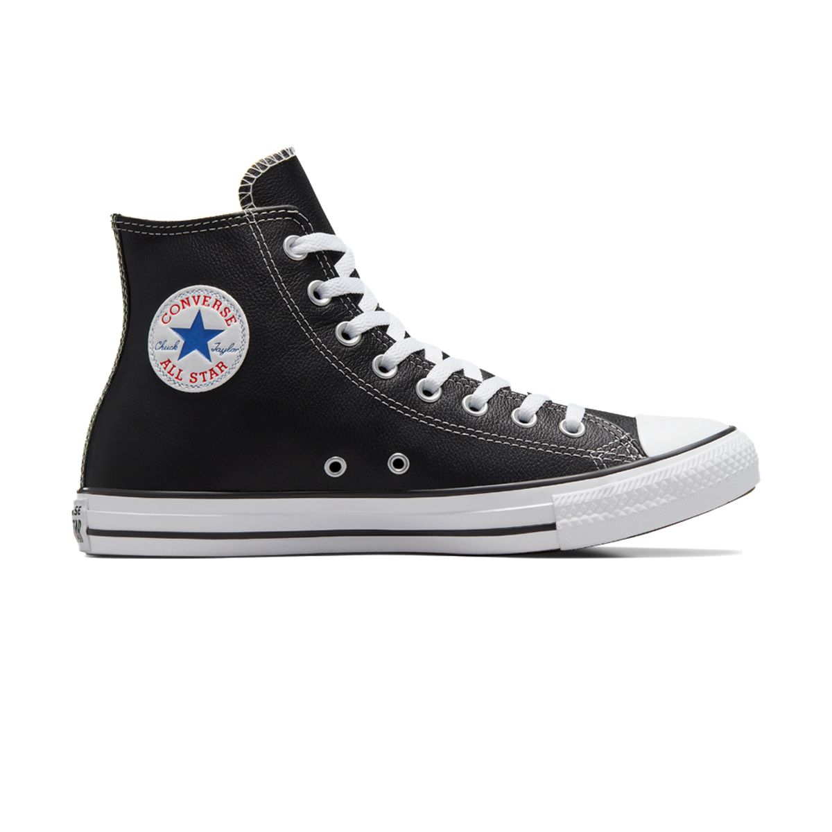 CONVERSE - Tenis Converse Botas Chuck Taylor All Star Cuero-Negro