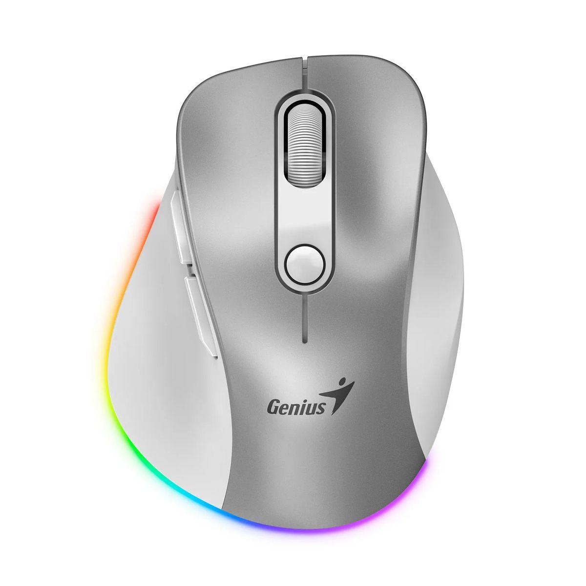 GENIUS - MOUSE GENIUS ERGO 9000S PRO PLATEADO