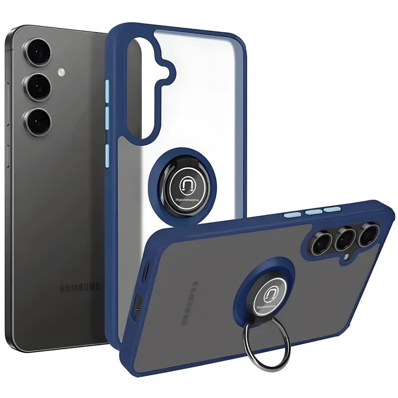 GENERICO - Funda Estuche Anti Golpes Mate Compatible Samsung M55 Azul