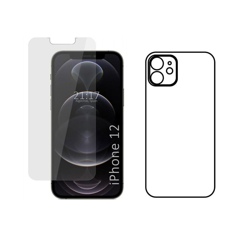 GENERICO - Protector Pantalla Y Trasero Hidrogel Para iPhone 12