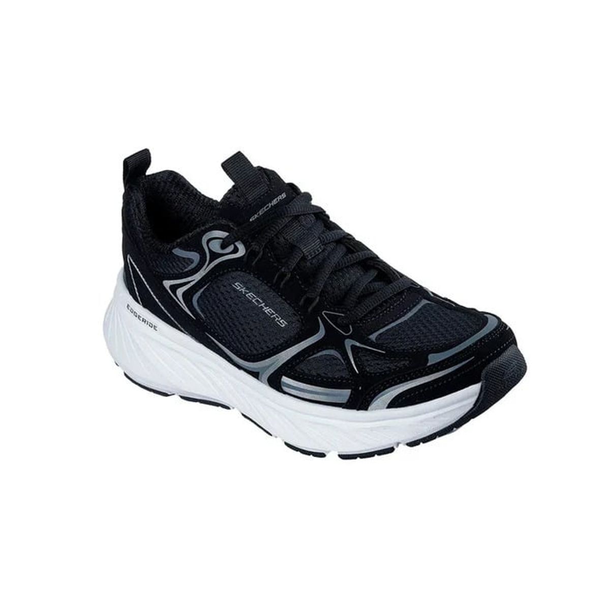 SKECHERS - Tenis Skechers  Negro Mujer  Edgeride Silver Eclipse Black