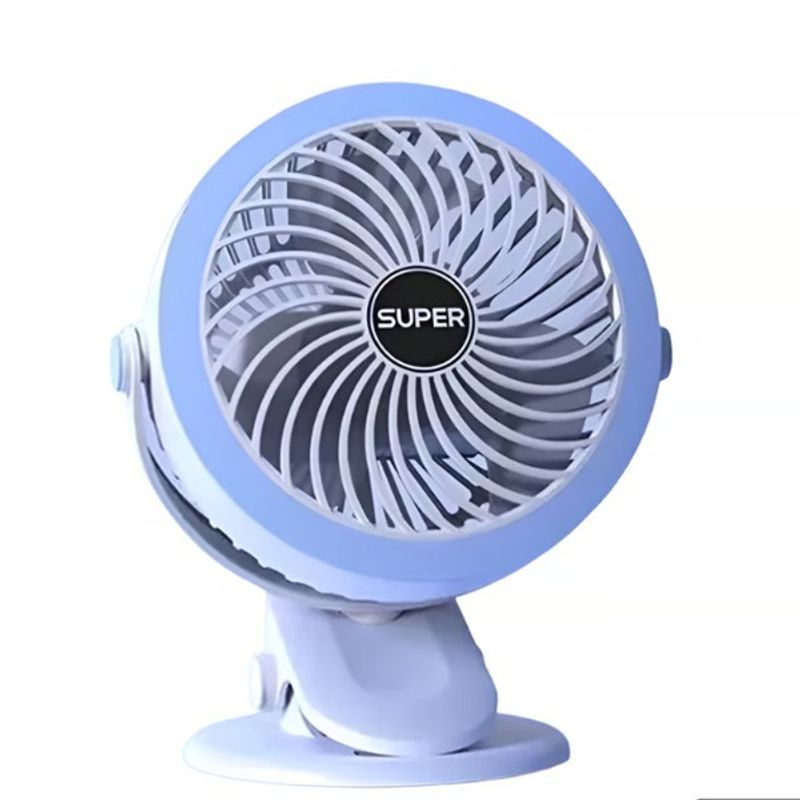 GENERICO - VENTILADOR RECARGABLE FZM-01 5 VELOCIDADES