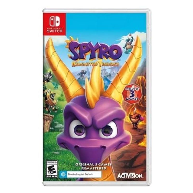 NINTENDO SWITCH - Spyro Reignited Trilogy Standard Edition Nintendo Switch Físico