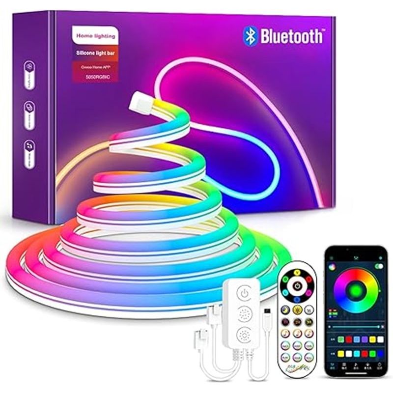 GENERICO - Tira LED Neon Inteligente RGB – 5 Metros