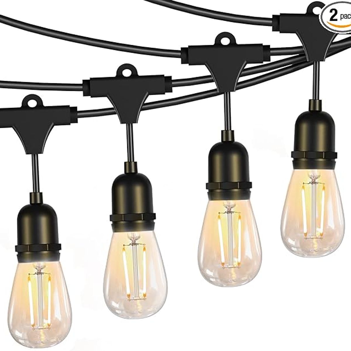 GENERICO - Guirnalda de Luces Vintage – 20 Bombillos / 20 Metros