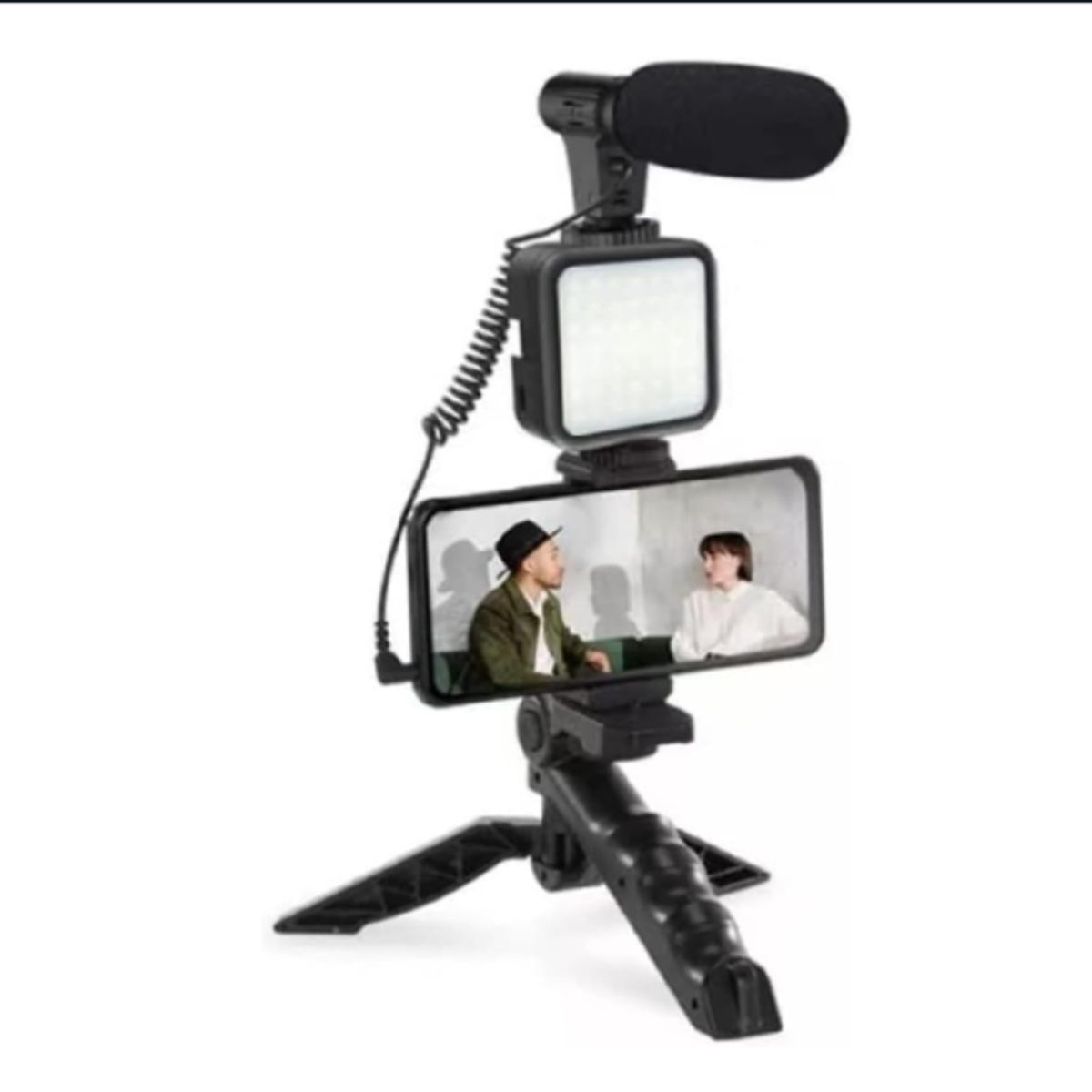 GENERICO - AY-49 - Kit de grabación de video con luz y microfono