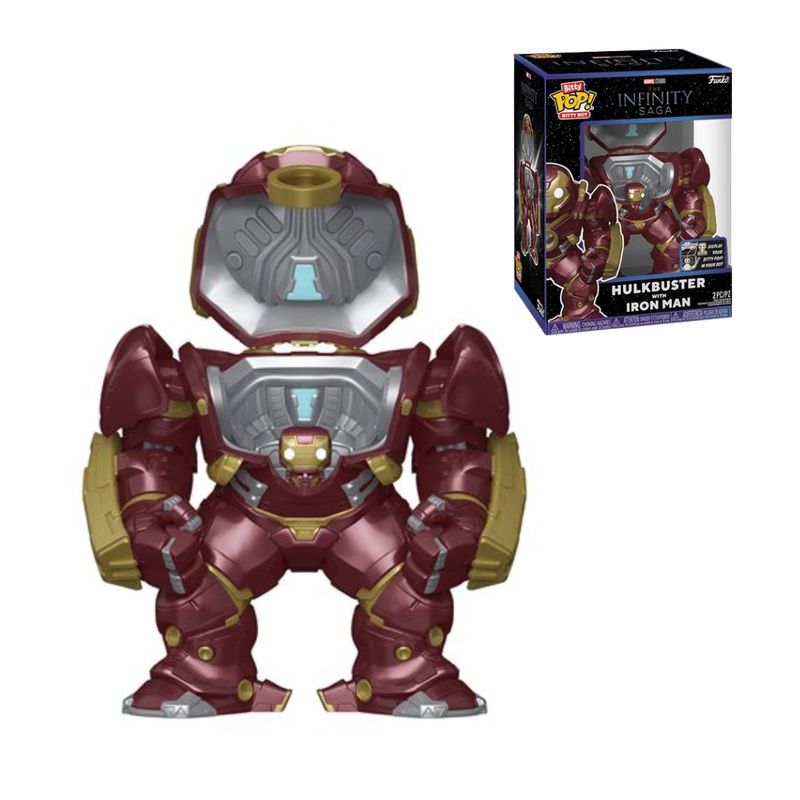 FUNKO - Funko Bitty Pop Hulkbuster con Iron Man The Infinity Saga