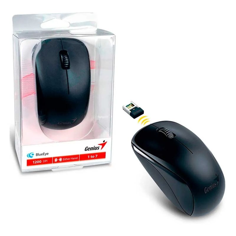 GENIUS - MOUSE GENIUS NX-7000 INALAMBRICO NEGRO