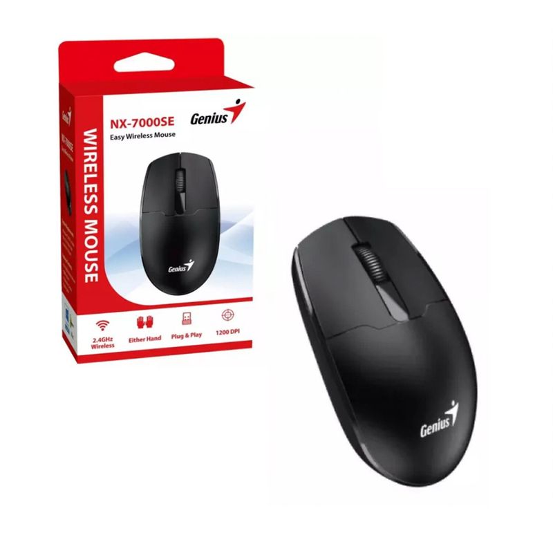 GENIUS - MOUSE GENIUS NX-700SE INALAMBRICO NEGRO