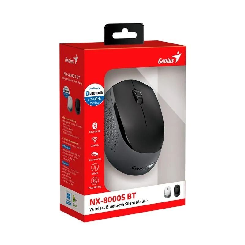 GENIUS - MOUSE GENIUS NX-8000S  NEGRO