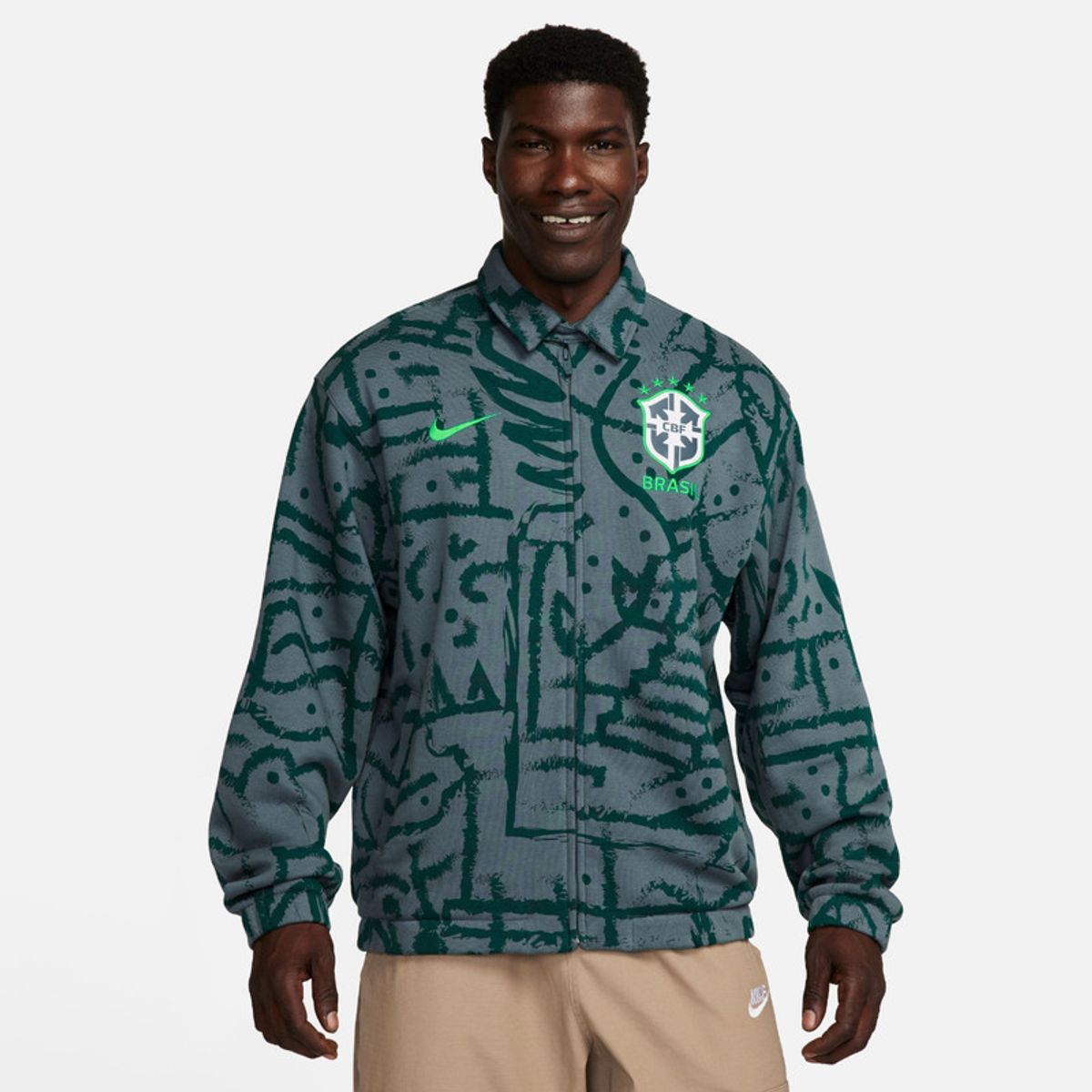NIKE - Chaqueta Hombre Nike Brazil Club