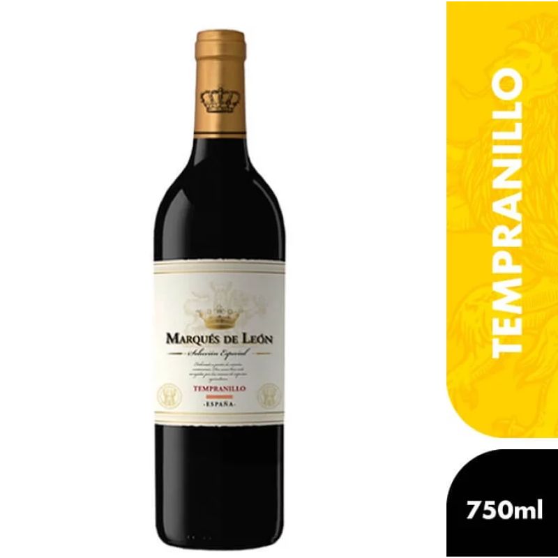 GENERICO - VINO TINTO TEMPRANILLO MARQUÉS DE LEÓN 750 ML