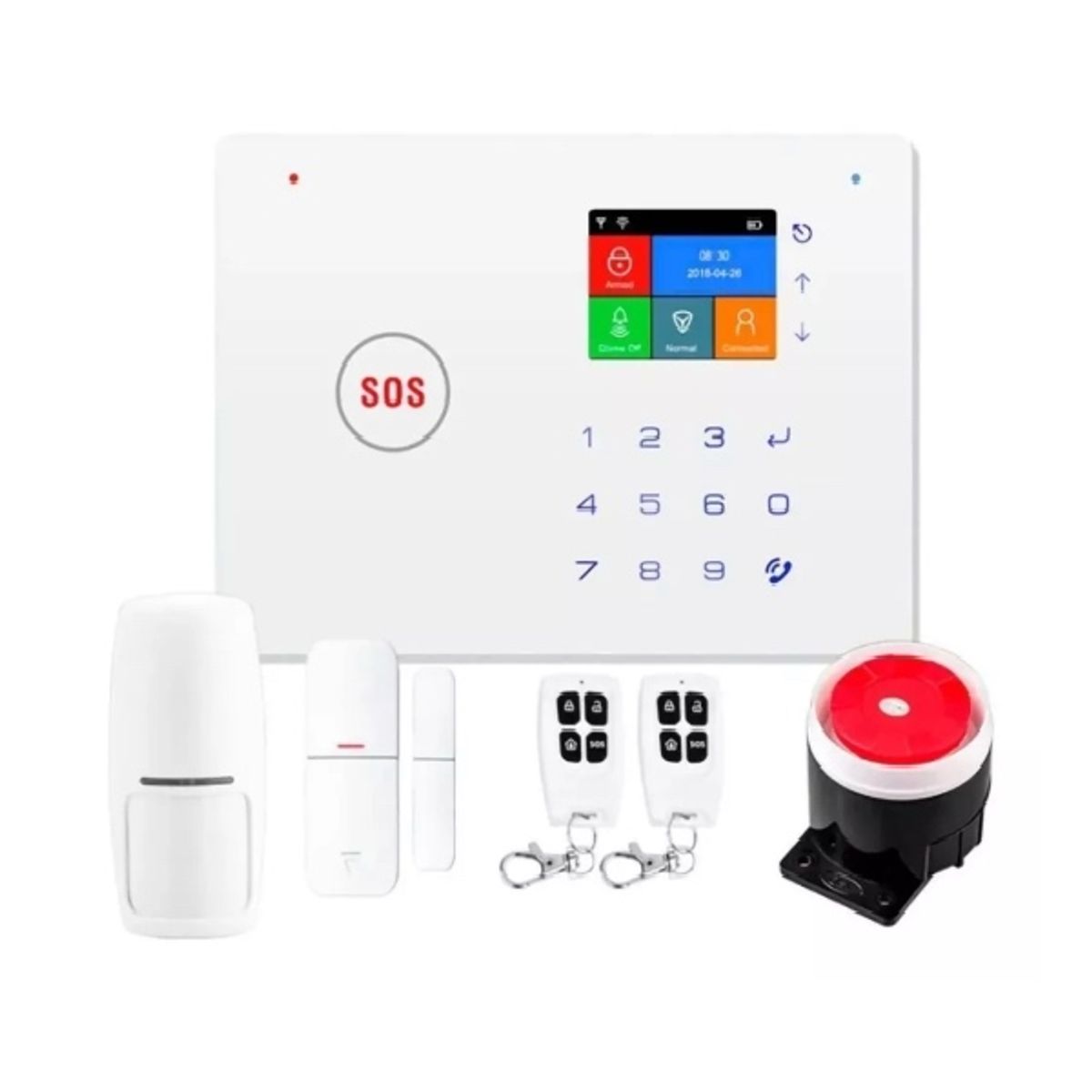 GENERICO - Sistema de alarma inteligente app tuya 1021-7
