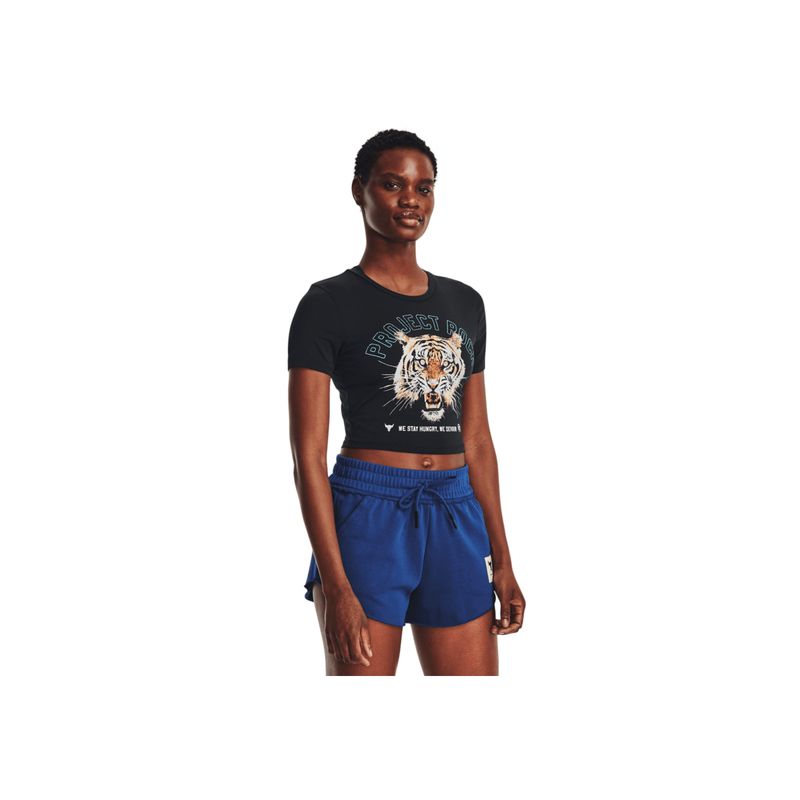 UNDER ARMOUR - Camiseta Mujer UNDER ARMOUR PJT RCK STAY HUNGRY Negro UNDER ARMOUR.