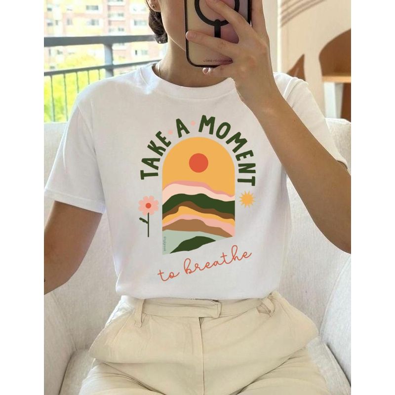 ISMI - Camiseta Mujer Polialgodón Manga Corta Ismi
