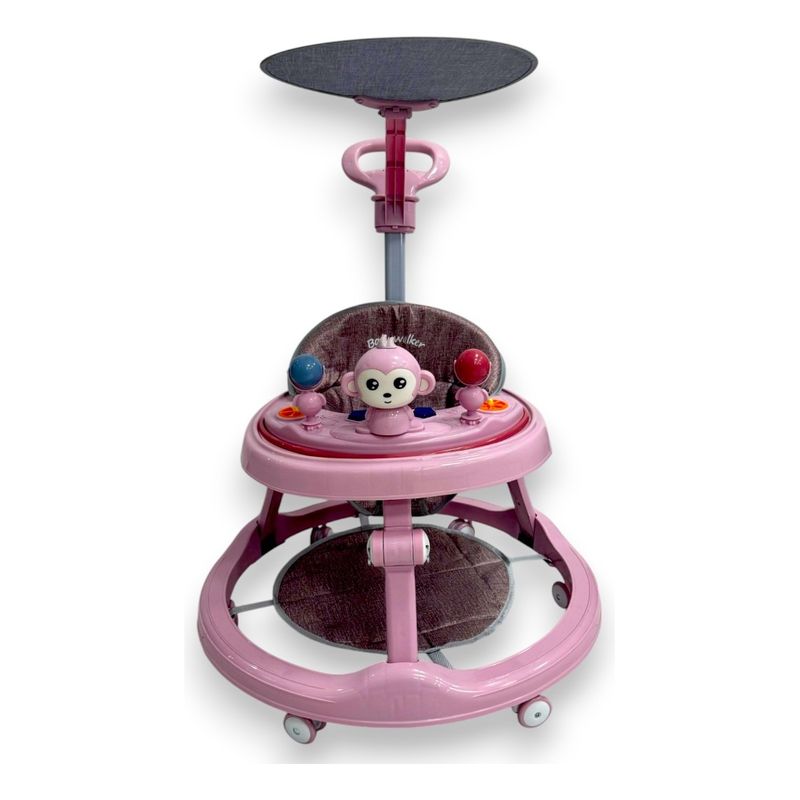 KIDSHOP - Caminador Con Guia Musical Mono 834b ROSADO