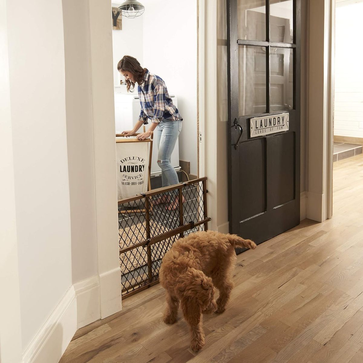 EVENFLO - Reja Puerta De Seguridad Para Bebés Y Niños Evenflo