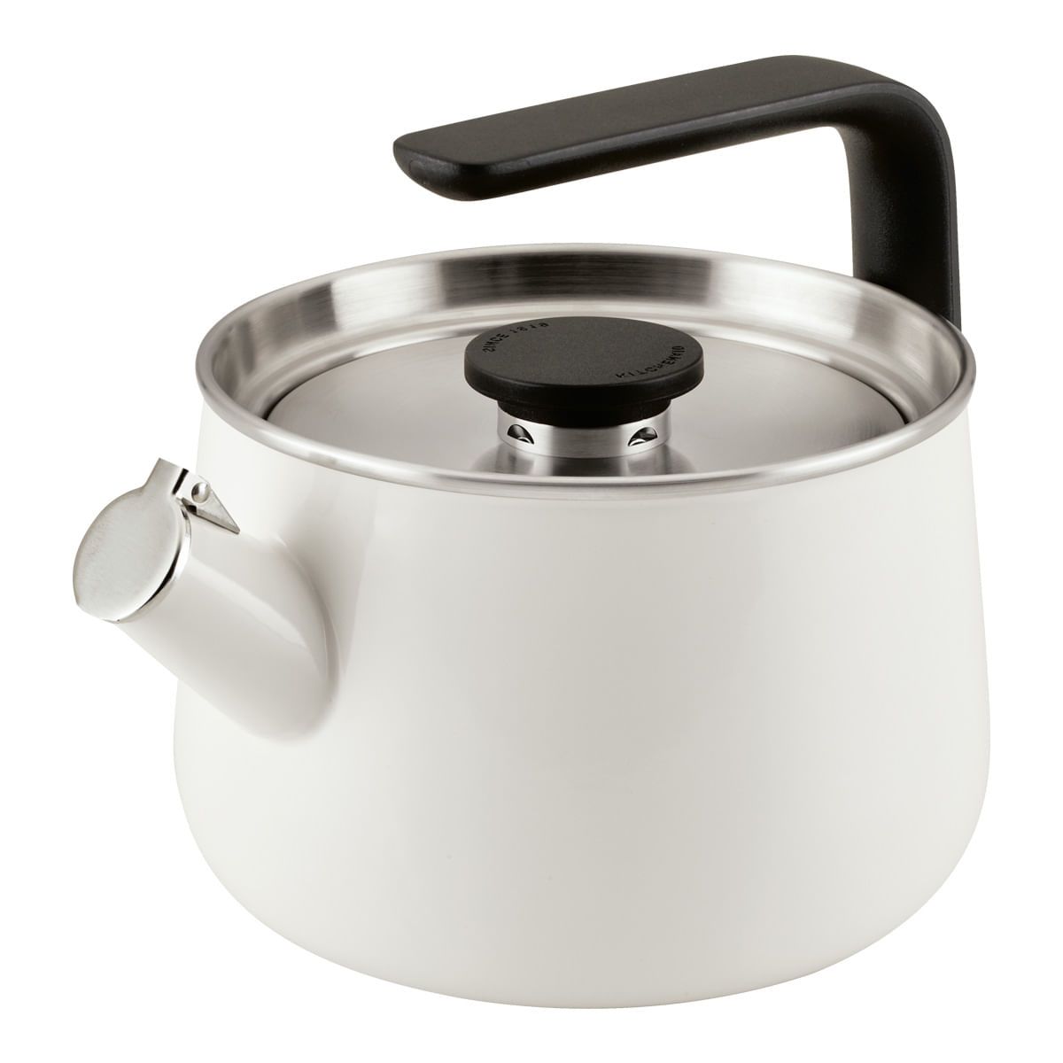 KITCHENAID - Tetera 19L acero esmaltado cocinas de inducción Blanco KitchenAid