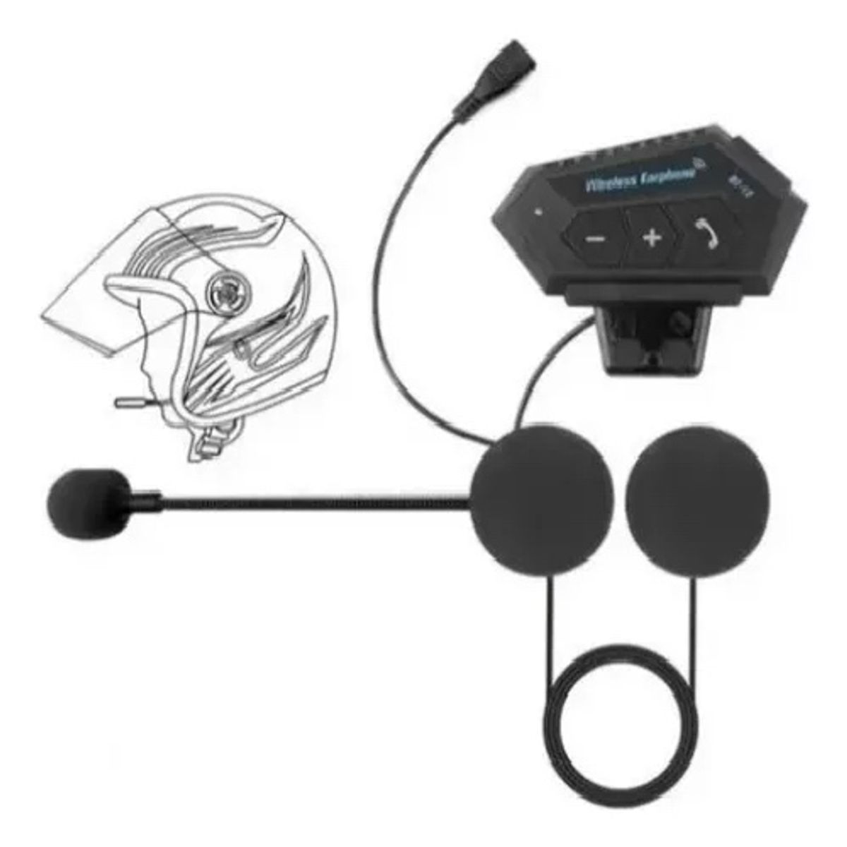 GENERICO - Intercomunicador bluetooth pmoto XF01