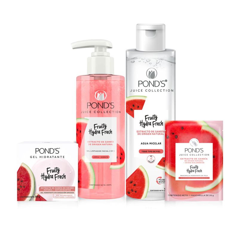 PONDS - Kit Hidratacion Facial Ponds Sandia para todo tipo de piel