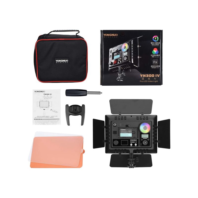 YONGNUO - LED YN300IV RGB + Adapatador AC