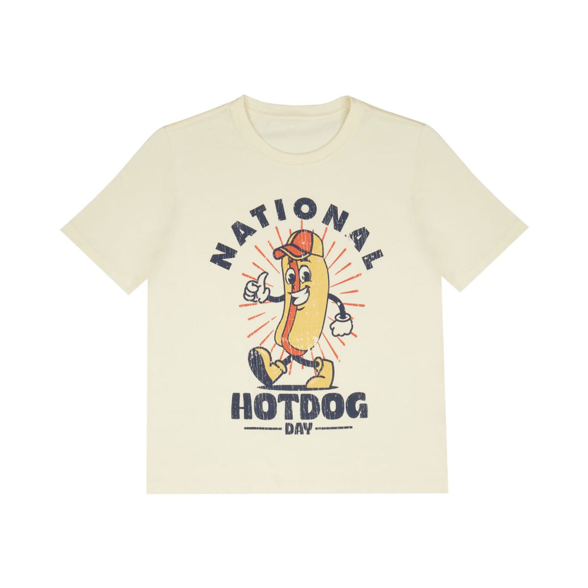 TENNIS - Camiseta crudo con estampado para niño