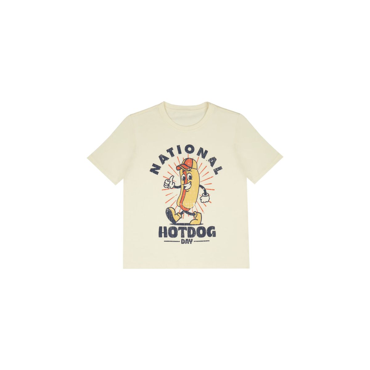 TENNIS - Camiseta crudo con estampado para niño