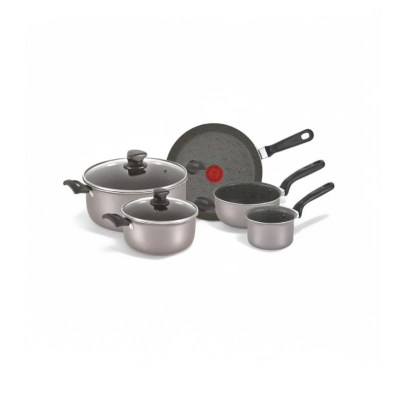 IMUSA - Batería De Cocina Imusa 7 Piezas Antiadherente Gris