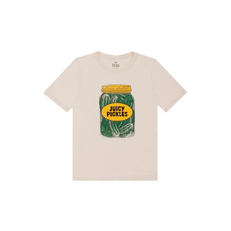 TENNIS - Camiseta crudo con estampado para niño