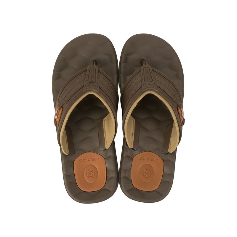 CARTAGO - SANDALIAS HOMBRE MARRÓN CARTAGO EGEU III THONG AD 12287-BK528